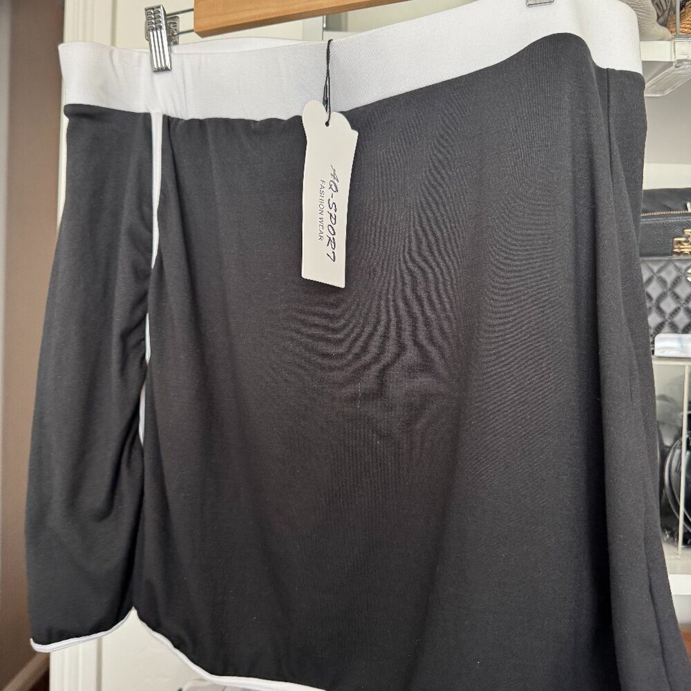AO Sport Black & White Active Skort - 3X - NWT